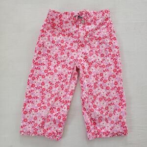 Vintage Y2k Oshkosh Floral Kapris 4t